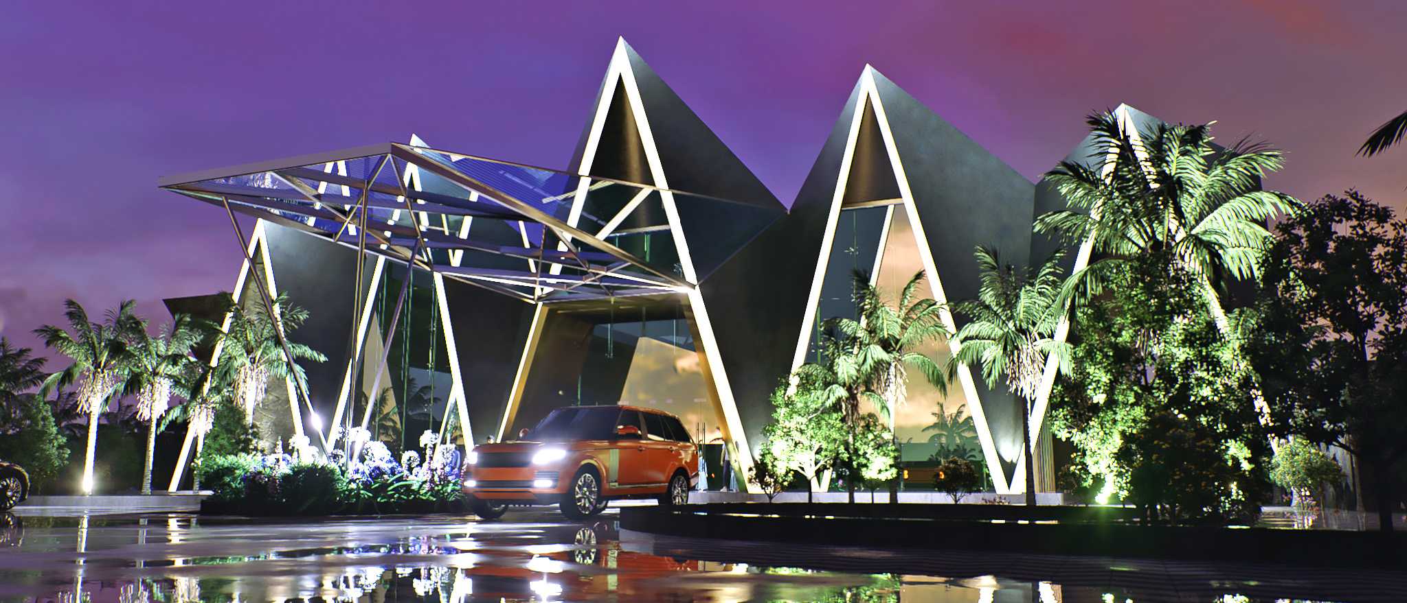 Modern Banquet Exterior